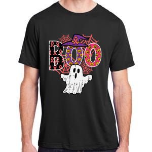 Pink Boo Spider Web Ghost Halloween Costume Adult ChromaSoft Performance T-Shirt