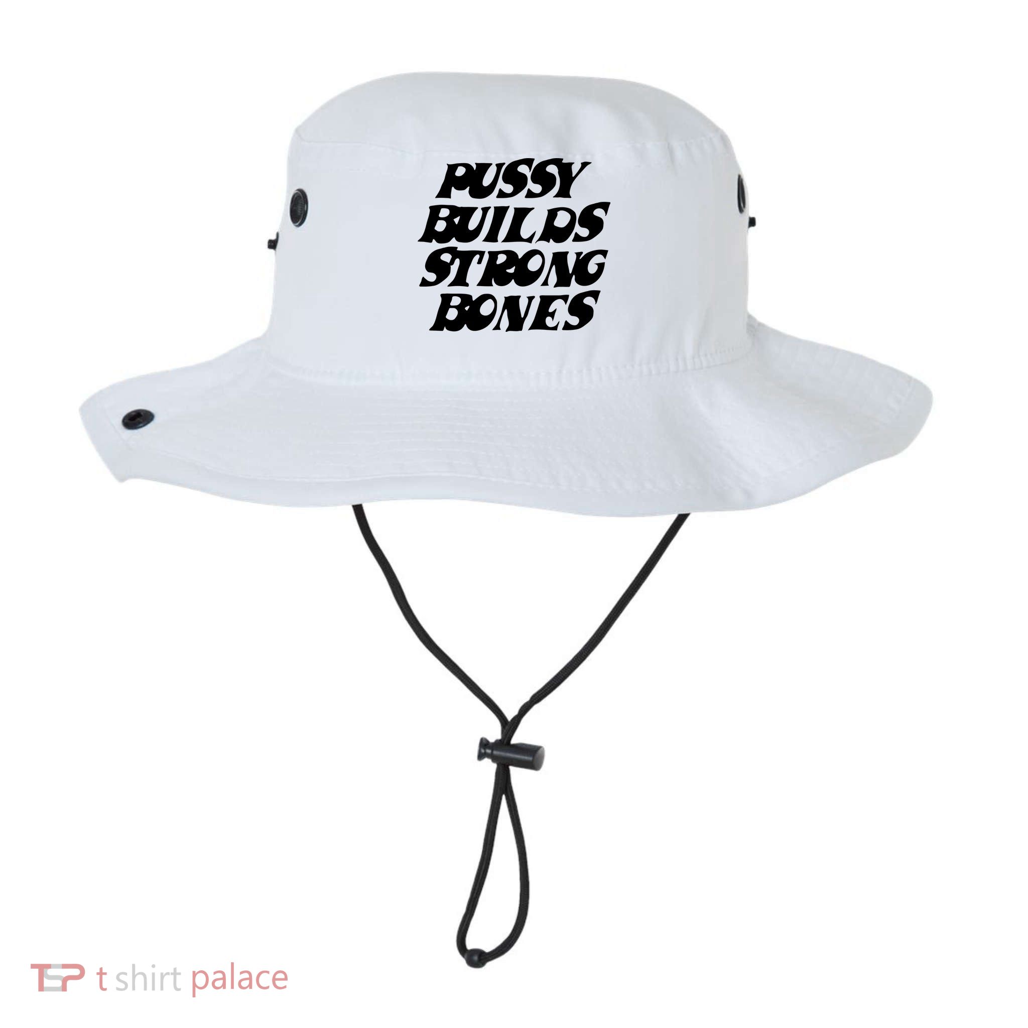 Pussy Builds Strong Bones Bucket Hat