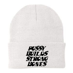 Pussy Builds Strong Bones Knit Cap Winter Beanie