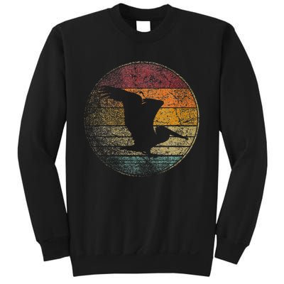 Pelican Bird Sun Retro Vintage 80s Gift Beach Tropical Sweatshirt