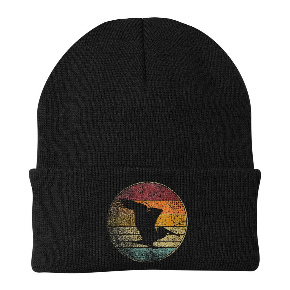 Pelican Bird Sun Retro Vintage 80s Gift Beach Tropical Beanie