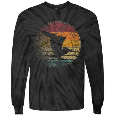 Pelican Bird Sun Retro Vintage 80s Gift Beach Tropical Tie-Dye Long Sleeve Shirt