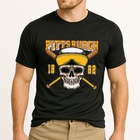 Pittsburgh Baseball Skyline Pennsylvania Player Coach Fan Cooling Performance Crew T-Shirt