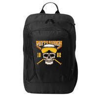 Pittsburgh Baseball Skyline Pennsylvania Player Coach Fan City Backpack