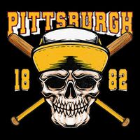Pittsburgh Baseball Skyline Pennsylvania Player Coach Fan City Backpack