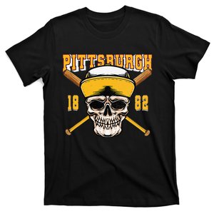 Pittsburgh Baseball Skyline Pennsylvania Player Coach Fan T-Shirt