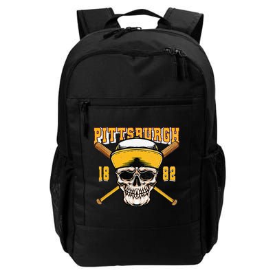 Pittsburgh Baseball Skyline Pennsylvania Player Coach Fan Backpack