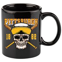 Pittsburgh Baseball Skyline Pennsylvania Player Coach Fan 11oz C Handle Ceramic Mug