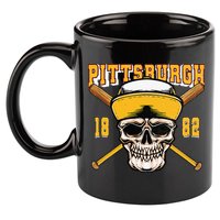 Pittsburgh Baseball Skyline Pennsylvania Player Coach Fan 11oz C Handle Ceramic Mug