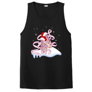 Pink Ballet Shoes Christmas Lights Ballerina Pajamas Funny Gift PosiCharge Competitor Tank