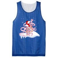 Pink Ballet Shoes Christmas Lights Ballerina Pajamas Funny Gift Mesh Reversible Basketball Jersey Tank