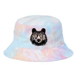 Papa Bear Sunglasses Fathers Day Dad Grandpa Tie Dye Newport Bucket Hat