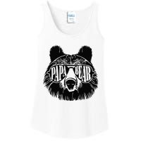 Papa Bear Sunglasses Fathers Day Dad Grandpa Ladies Essential Tank