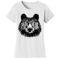 Papa Bear Sunglasses Fathers Day Dad Grandpa Women's T-Shirt