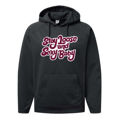 Philadelphia Baseball Stay Loose And Sexy Baby Performance Fleece Hoodie