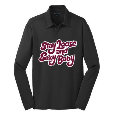 Philadelphia Baseball Stay Loose And Sexy Baby Silk Touch Performance Long Sleeve Polo