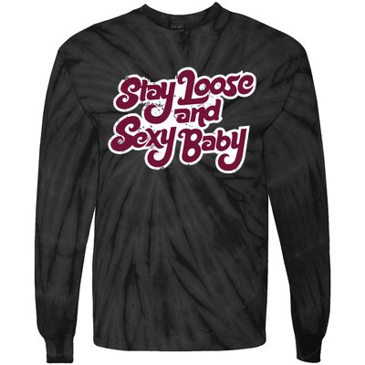 Philadelphia Baseball Stay Loose And Sexy Baby Tie-Dye Long Sleeve Shirt