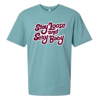 Philadelphia Baseball Stay Loose And Sexy Baby Sueded Cloud Jersey T-Shirt