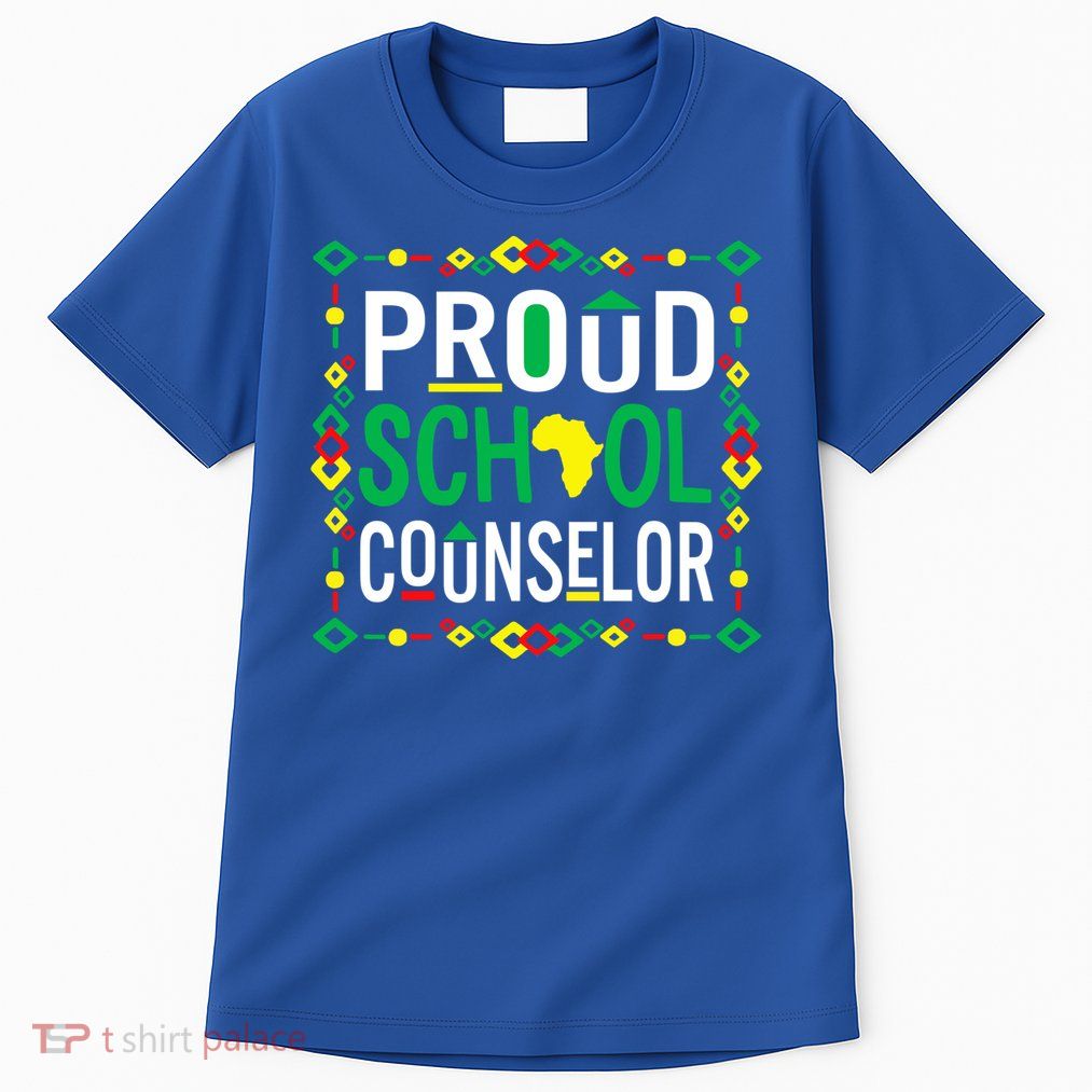 Proud Black School Counselor National School Counseling Week Funny Gift Tall T-Shirt