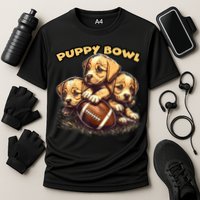 Puppy Bowl Sunday Funny Puppies Puppybowl Dog Fan Performance Shirt