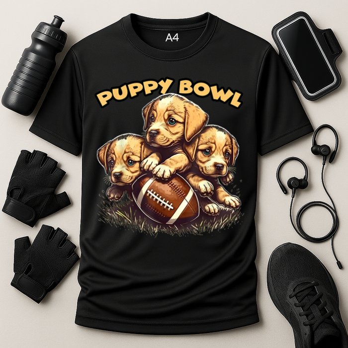 Puppy Bowl Sunday Funny Puppies Puppybowl Dog Fan Performance Shirt