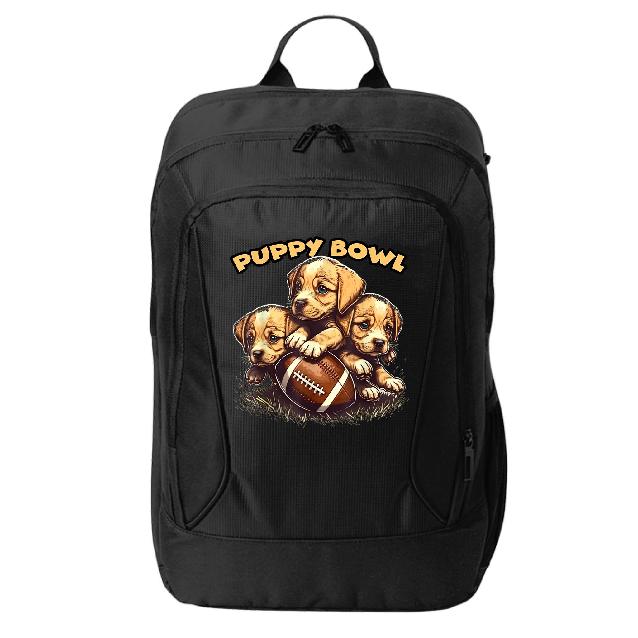 Puppy Bowl Sunday Funny Puppies Puppybowl Dog Fan City Backpack