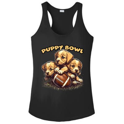 Puppy Bowl Sunday Funny Puppies Puppybowl Dog Fan Ladies PosiCharge Competitor Racerback Tank