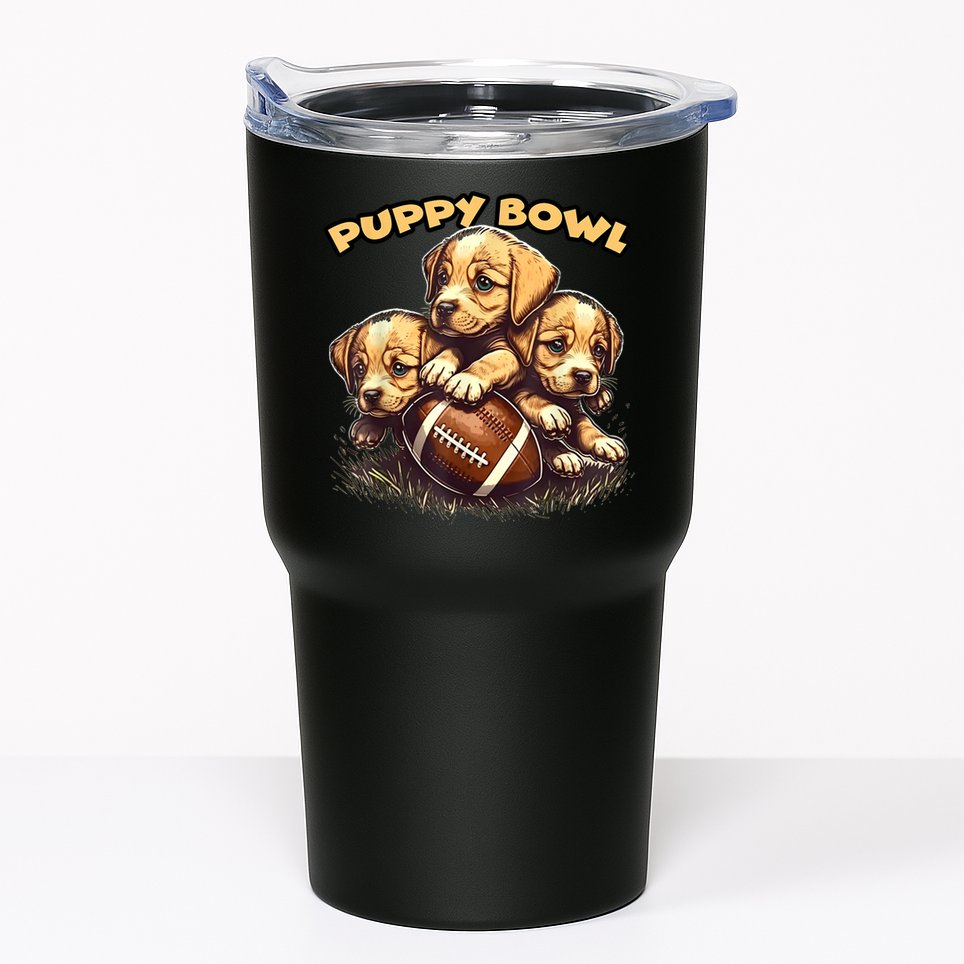 Puppy Bowl Sunday Funny Puppies Puppybowl Dog Fan Tumbler