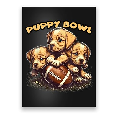 Puppy Bowl Sunday Funny Puppies Puppybowl Dog Fan Poster