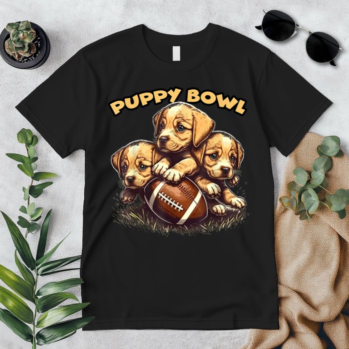 Puppy Bowl Sunday Funny Puppies Puppybowl Dog Fan Premium T-Shirt