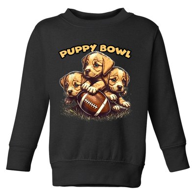 Puppy Bowl Sunday Funny Puppies Puppybowl Dog Fan Toddler Sweatshirt