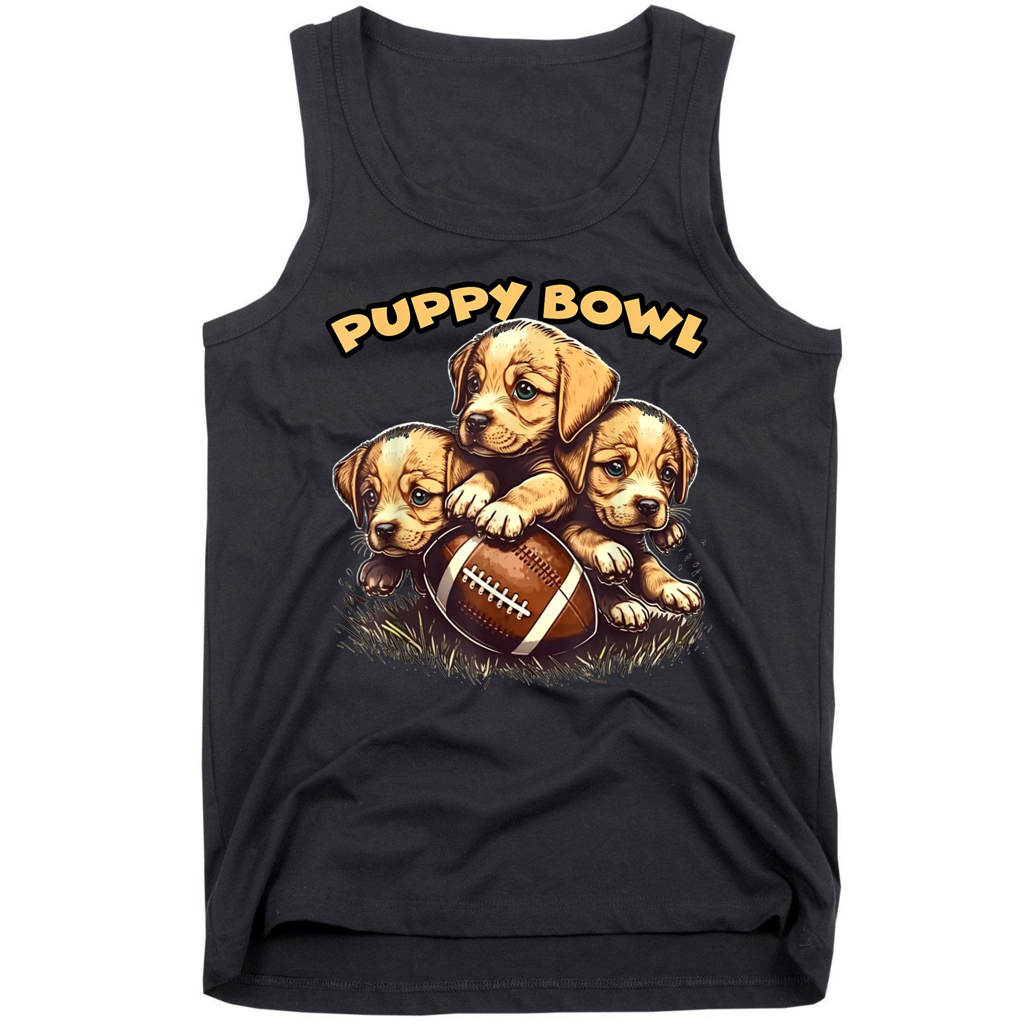 Puppy Bowl Sunday Funny Puppies Puppybowl Dog Fan Tank Top
