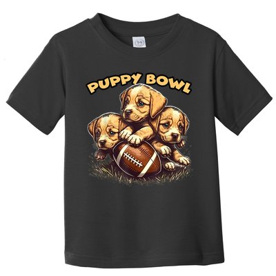 Puppy Bowl Sunday Funny Puppies Puppybowl Dog Fan Toddler T-Shirt