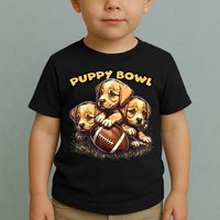 Puppy Bowl Sunday Funny Puppies Puppybowl Dog Fan Toddler T-Shirt