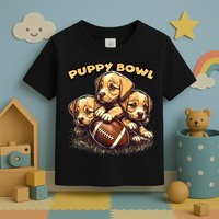 Puppy Bowl Sunday Funny Puppies Puppybowl Dog Fan Toddler T-Shirt