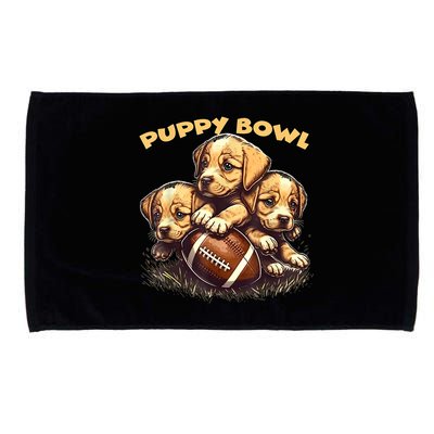 Puppy Bowl Sunday Funny Puppies Puppybowl Dog Fan Microfiber Hand Towel