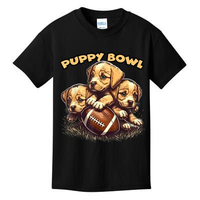 Puppy Bowl Sunday Funny Puppies Puppybowl Dog Fan Kids T-Shirt