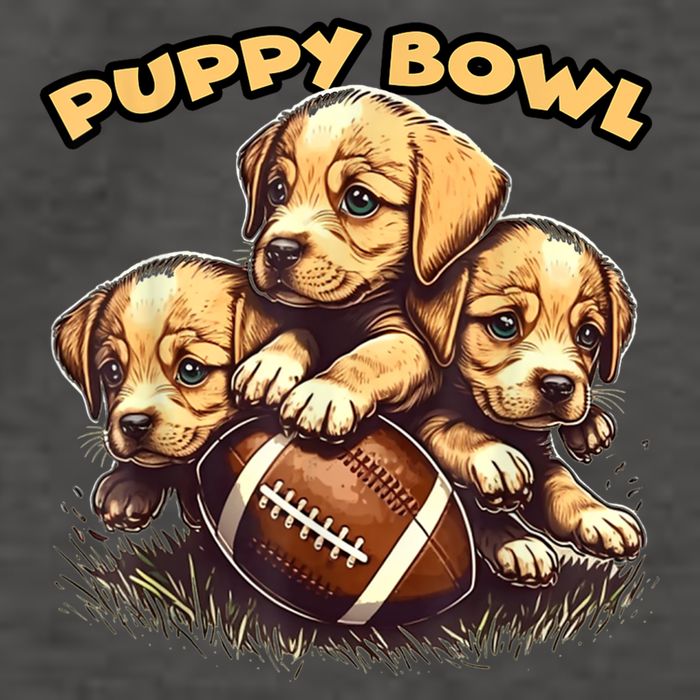 Puppy Bowl Sunday Funny Puppies Puppybowl Dog Fan Vector Backpack