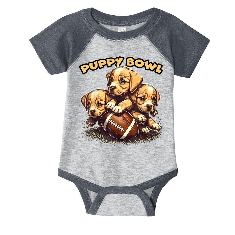 Puppy Bowl Sunday Funny Puppies Puppybowl Dog Fan Infant Baby Jersey Bodysuit