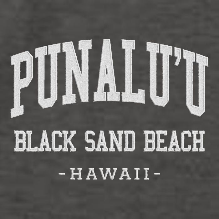 PunaluU Black Sand Beach Kona Stitched Big Island Of Hawaii Vector Backpack