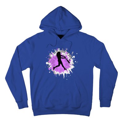 Purple Baseball Softball Player Team Coach Gift Hoodie