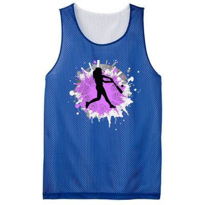 Purple Baseball Softball Player Team Coach Gift Mesh Reversible Basketball Jersey Tank