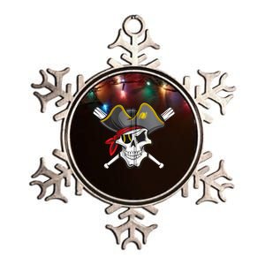 Pirate Baseball Skull Fans Of Pittsburgh Zip Hoodie Metallic Star Ornament