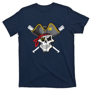 Pirate Baseball Skull Fans Of Pittsburgh Zip Hoodie T-Shirt