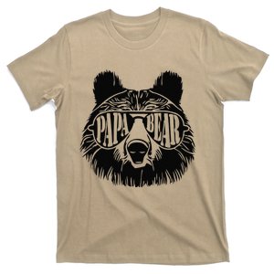 Papa Bear Sunglasses Fathers Day Dad Grandpa T-Shirt