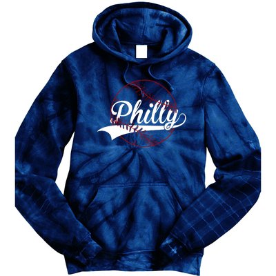 Philly Baseball Sport Lover Tie Dye Hoodie