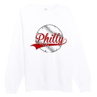 Philly Baseball Sport Lover Premium Crewneck Sweatshirt