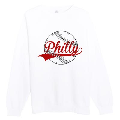 Philly Baseball Sport Lover Premium Crewneck Sweatshirt