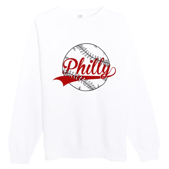 Philly Baseball Sport Lover Premium Crewneck Sweatshirt