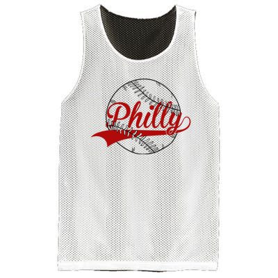 Philly Baseball Sport Lover Mesh Reversible Basketball Jersey Tank